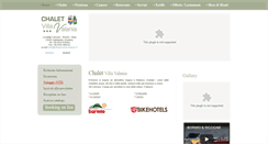 Desktop Screenshot of chaletvillavalania.it